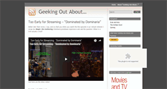 Desktop Screenshot of geekingoutabout.com